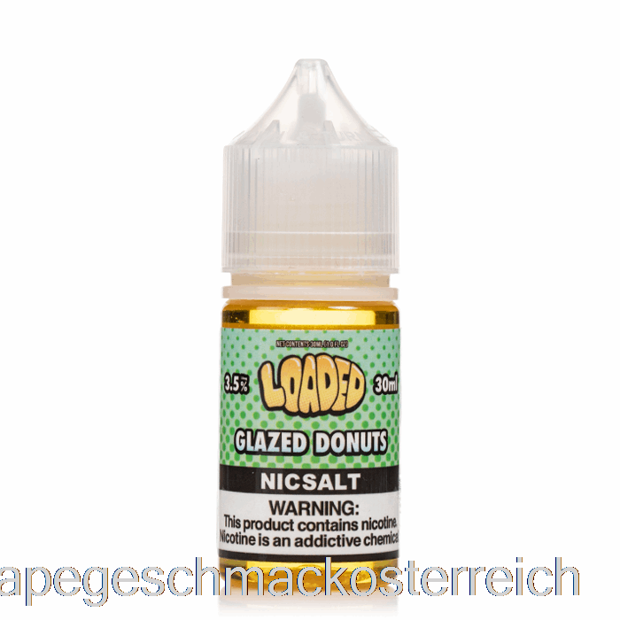 Glasierter Donut – Geladene Salze – Rücksichtslose Dämpfe – 30 Ml, 35 Mg Vape-Geschmack